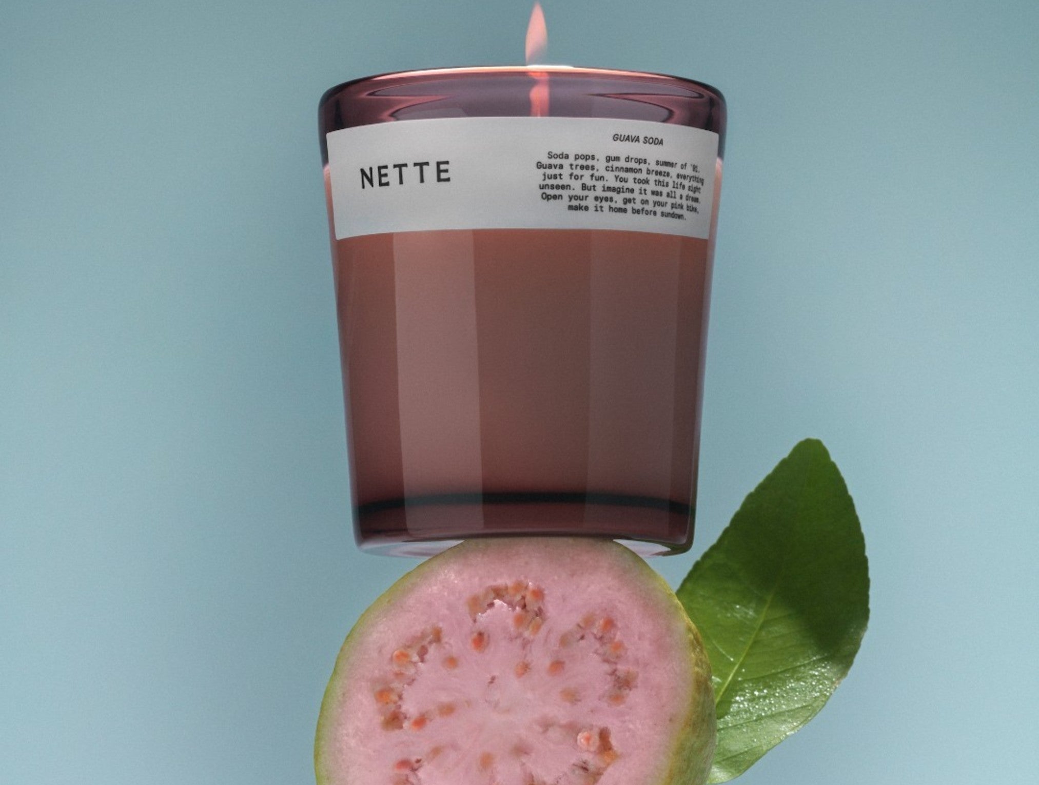  Nette Guava Soda Glass Candle 10 oz.、mySite、sugarbowlscore