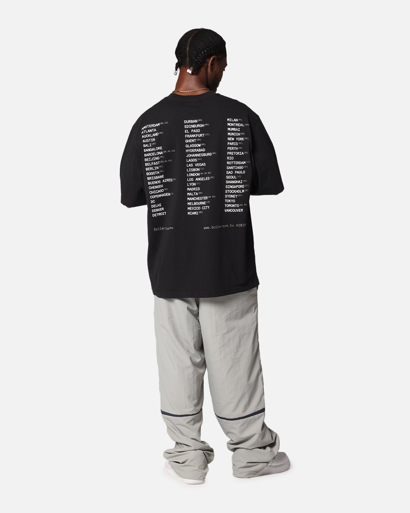 Boiler Room World Tour T-Shirt Black、mySite、zt4zffjzw