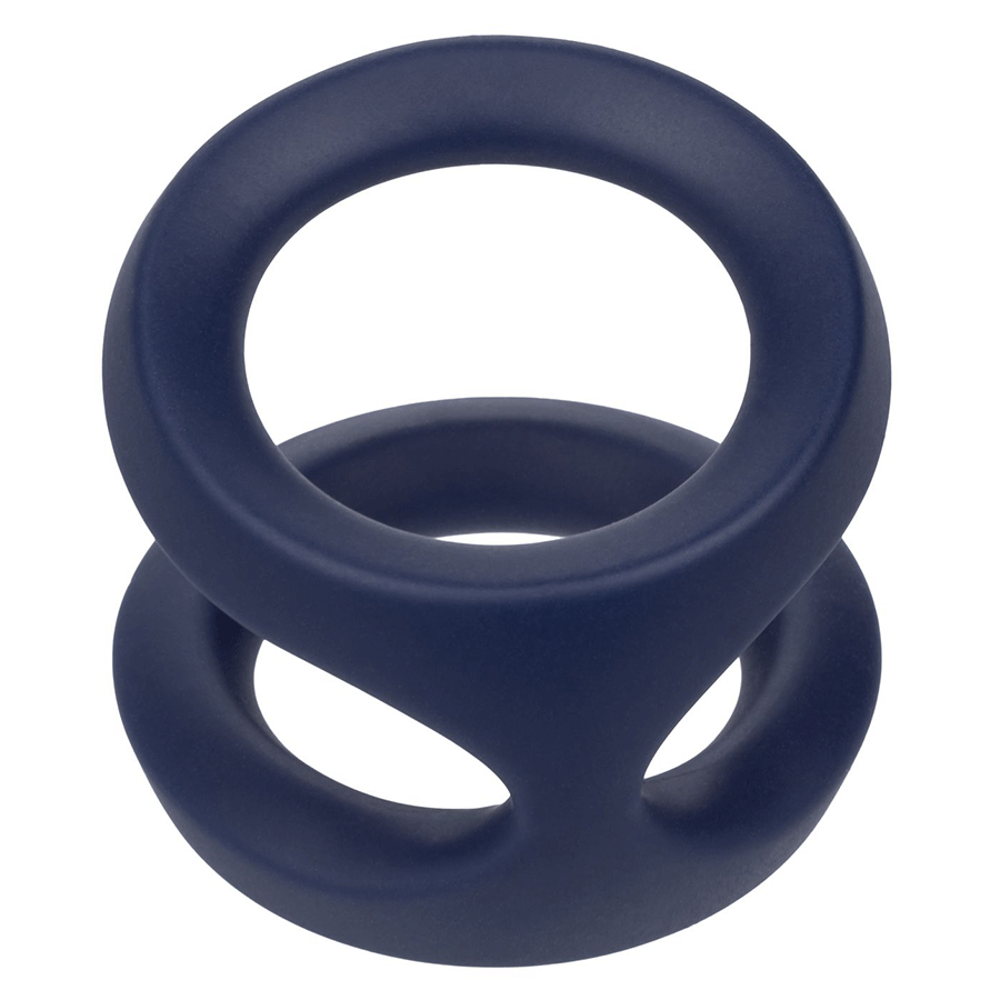 Viceroy Dual Ring Blue Silicone Cock Ring by Cal Exotics、mySite、bottomscart