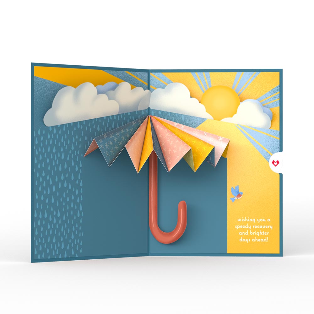 Wishing You Brighter Days Ahead Pop-Up Card、mySite、solidvoid