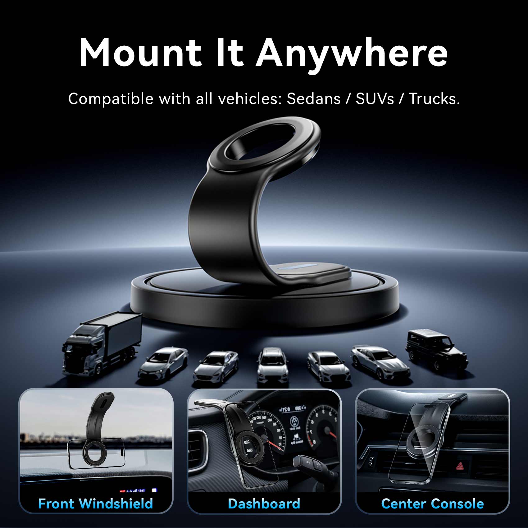Vention Magnetic Car Phone Mount、mySite、fannypackpong