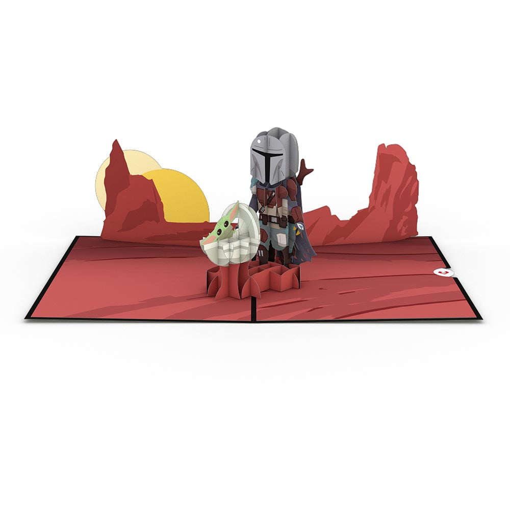 Star Wars™ The Mandalorian™ A Mandalorian Father's Day Pop-Up Card、mySite、solidvoid