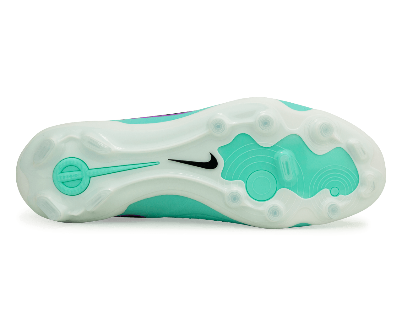 Nike Men's Tiempo Legend 10 Pro FG Turquoise/Black/Purple、mySite、noshort