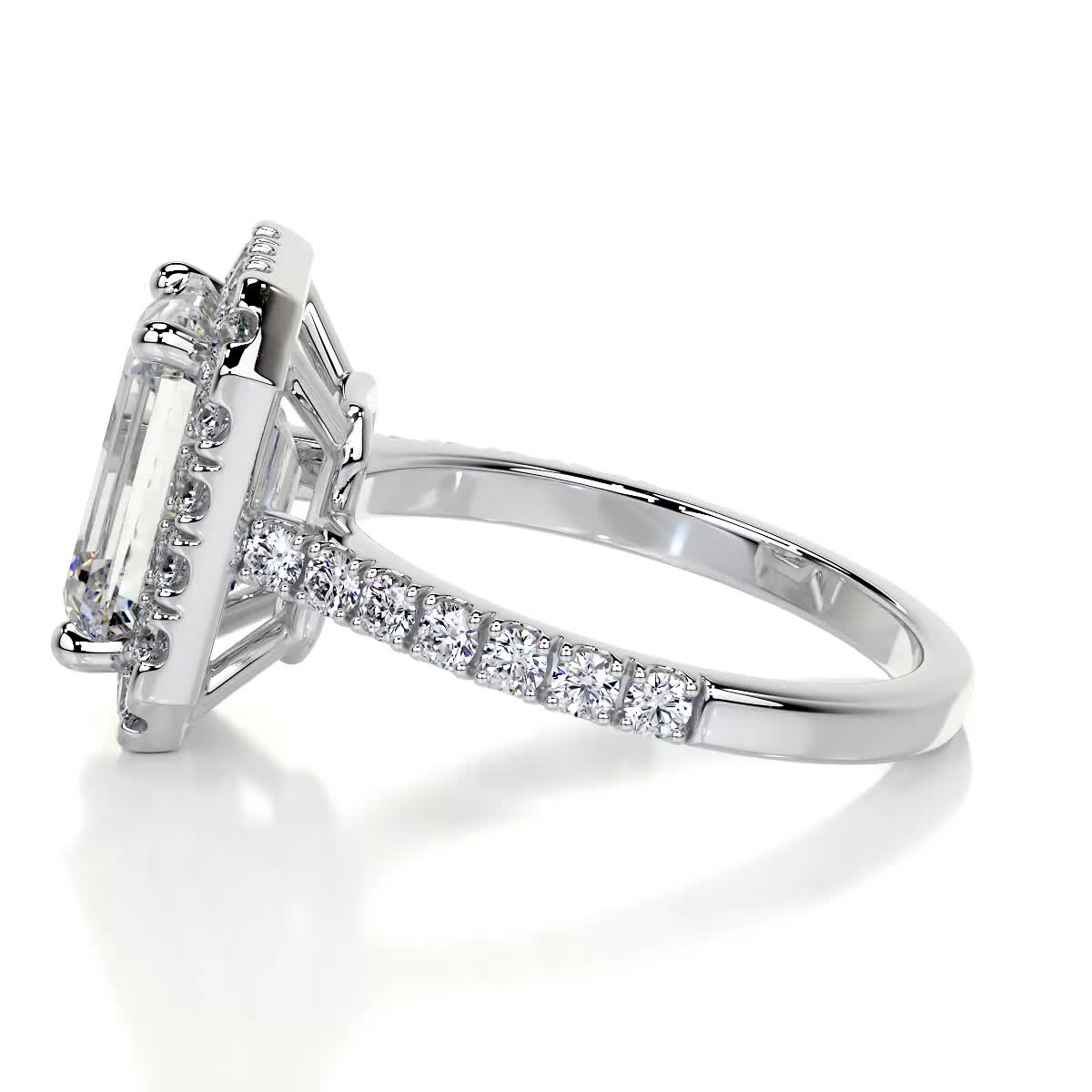 Zoey Lab Grown Diamond Ring -14K White Gold (RTS)、mySite、hinf8tx79