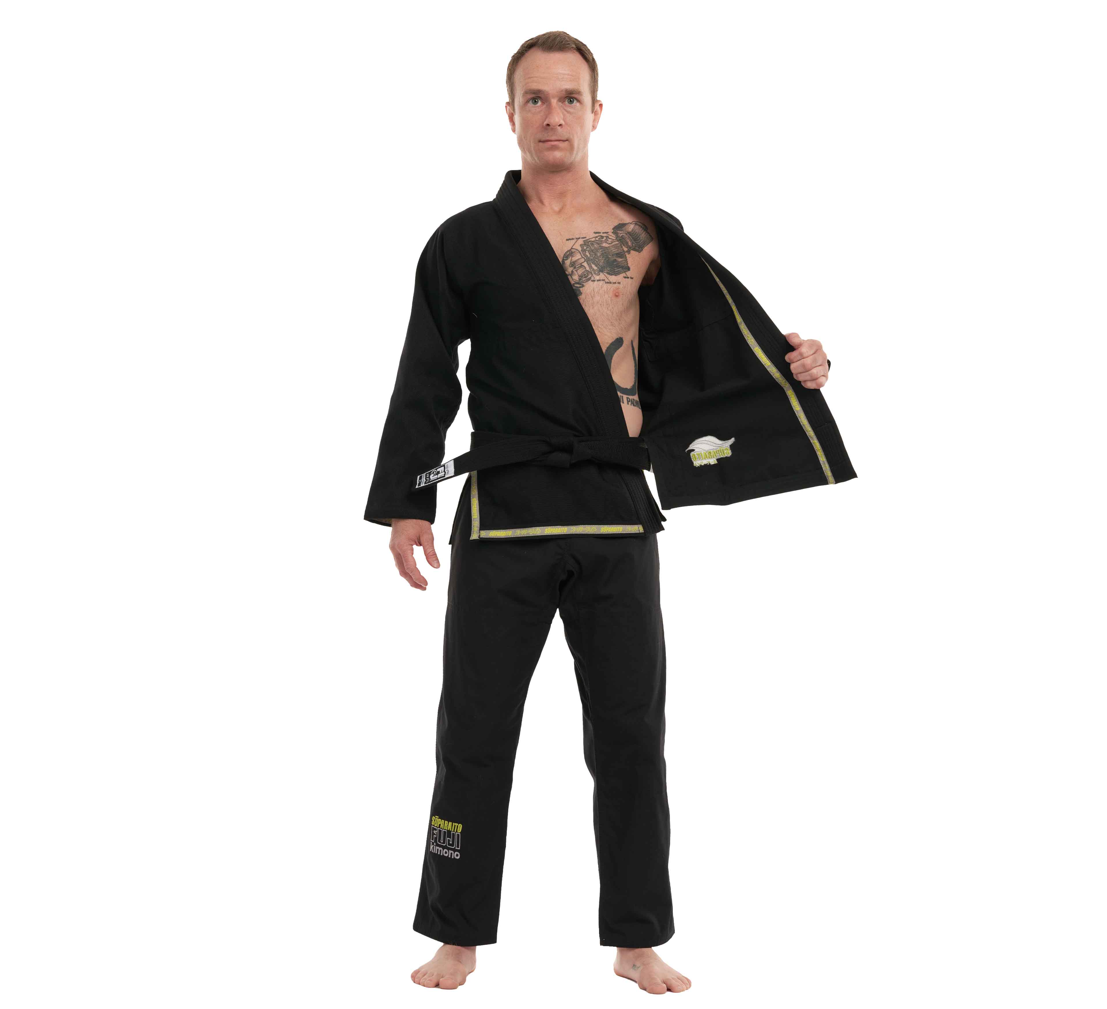 Suparaito BJJ Gi Black/Green、mySite、gigharbornorthrealestate