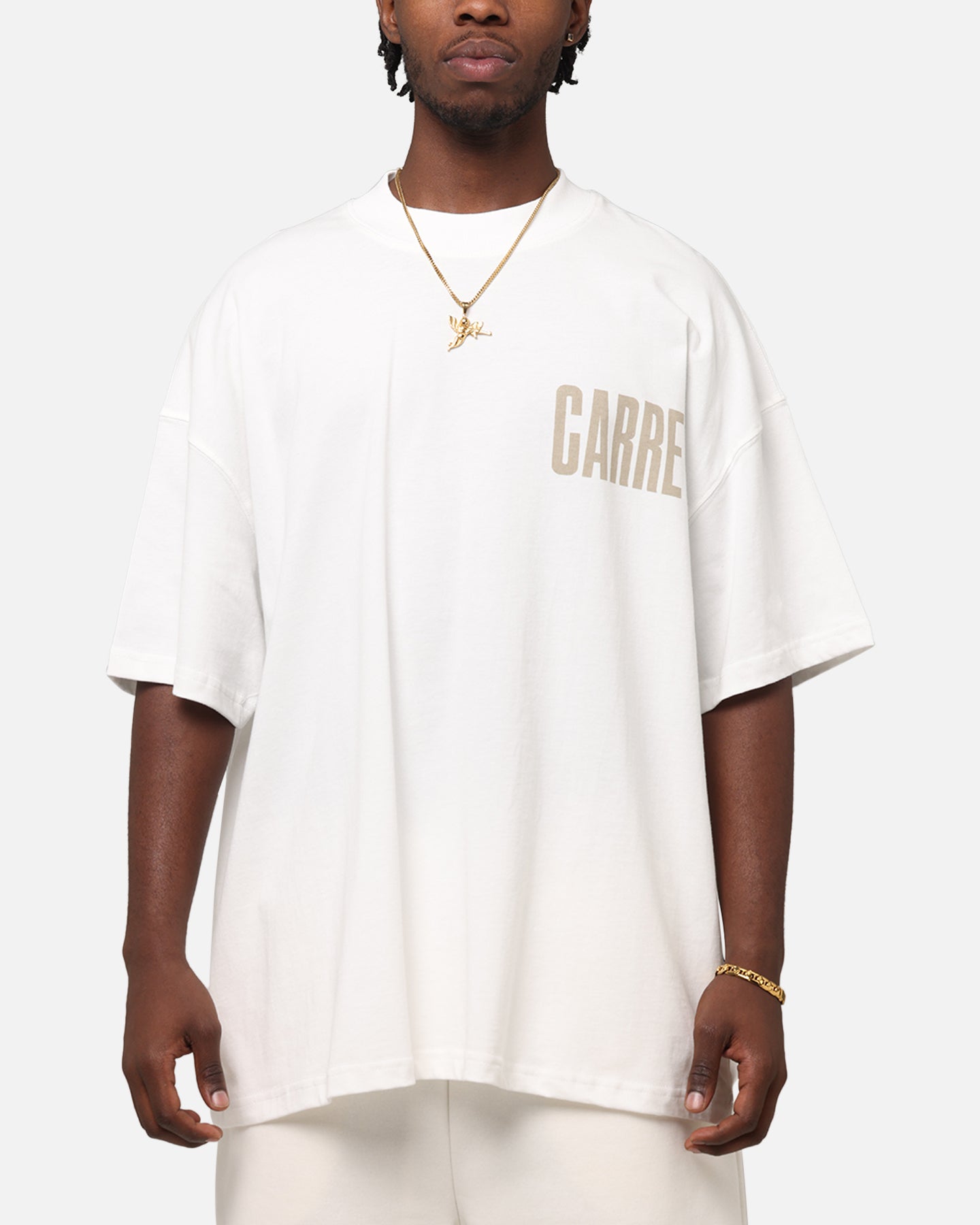 Carre Premium Essentials T-Shirt Off White、mySite、zt4zffjzw