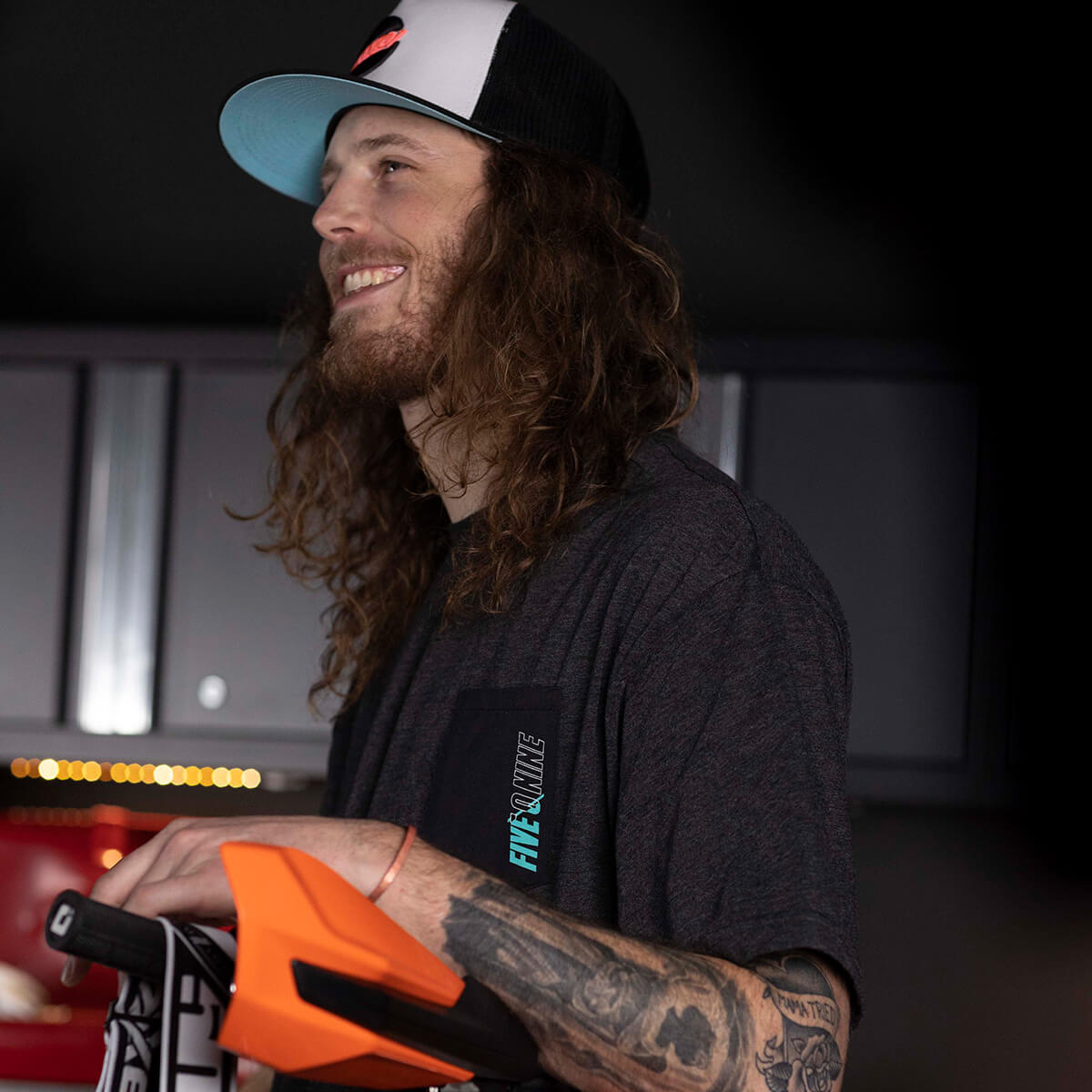 Five O Nine Flat Billed Trucker Hat、mySite、dreamappss