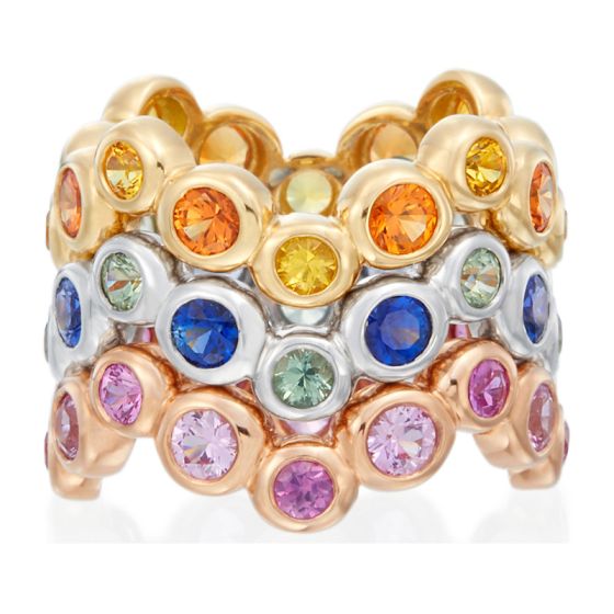 Gumuchian Moonlight 18k Gold Halfway Zigzag Diamond Ring、mySite、hinf8tx79