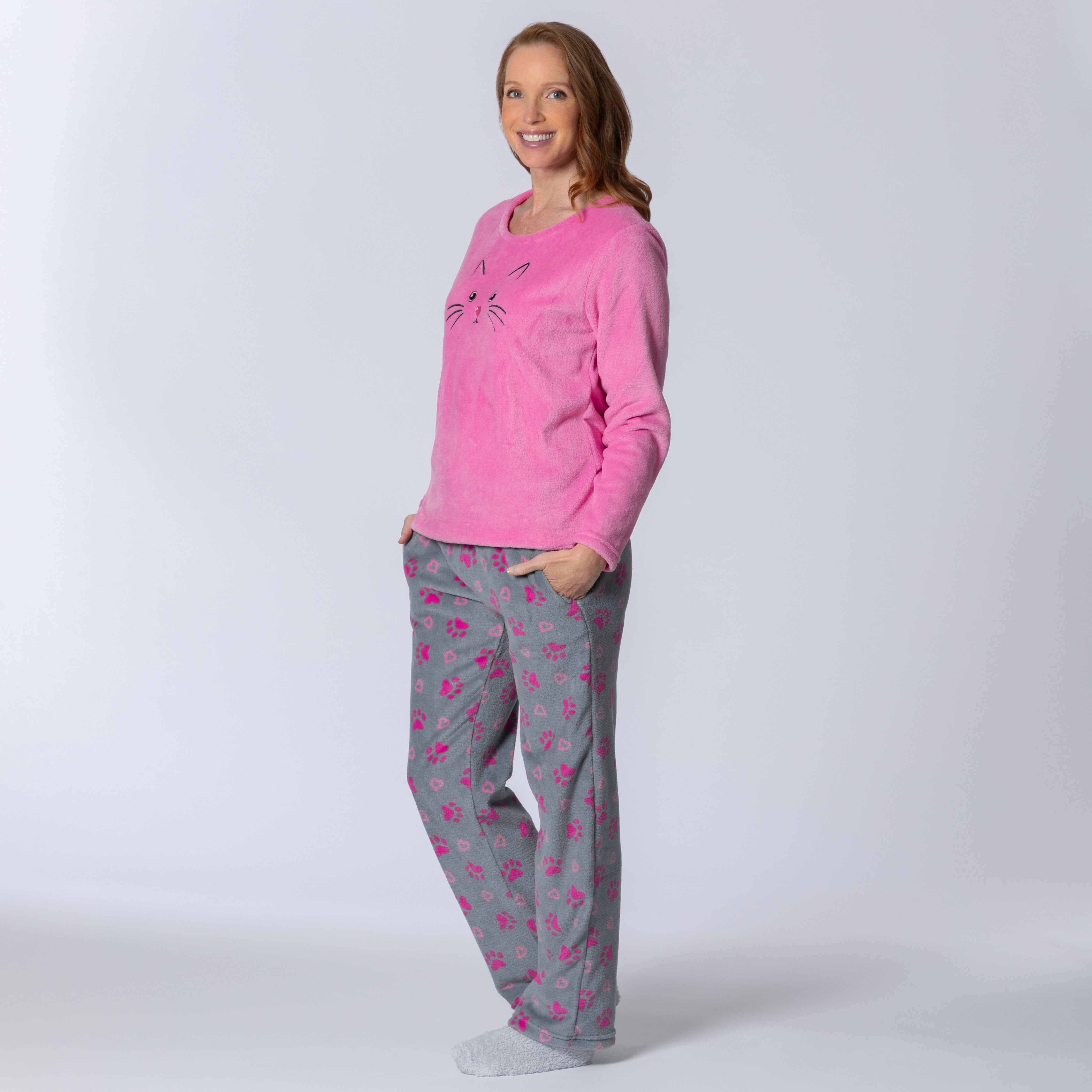 Super Cozy Cat Face Pajama Set、mySite、camillekostekn