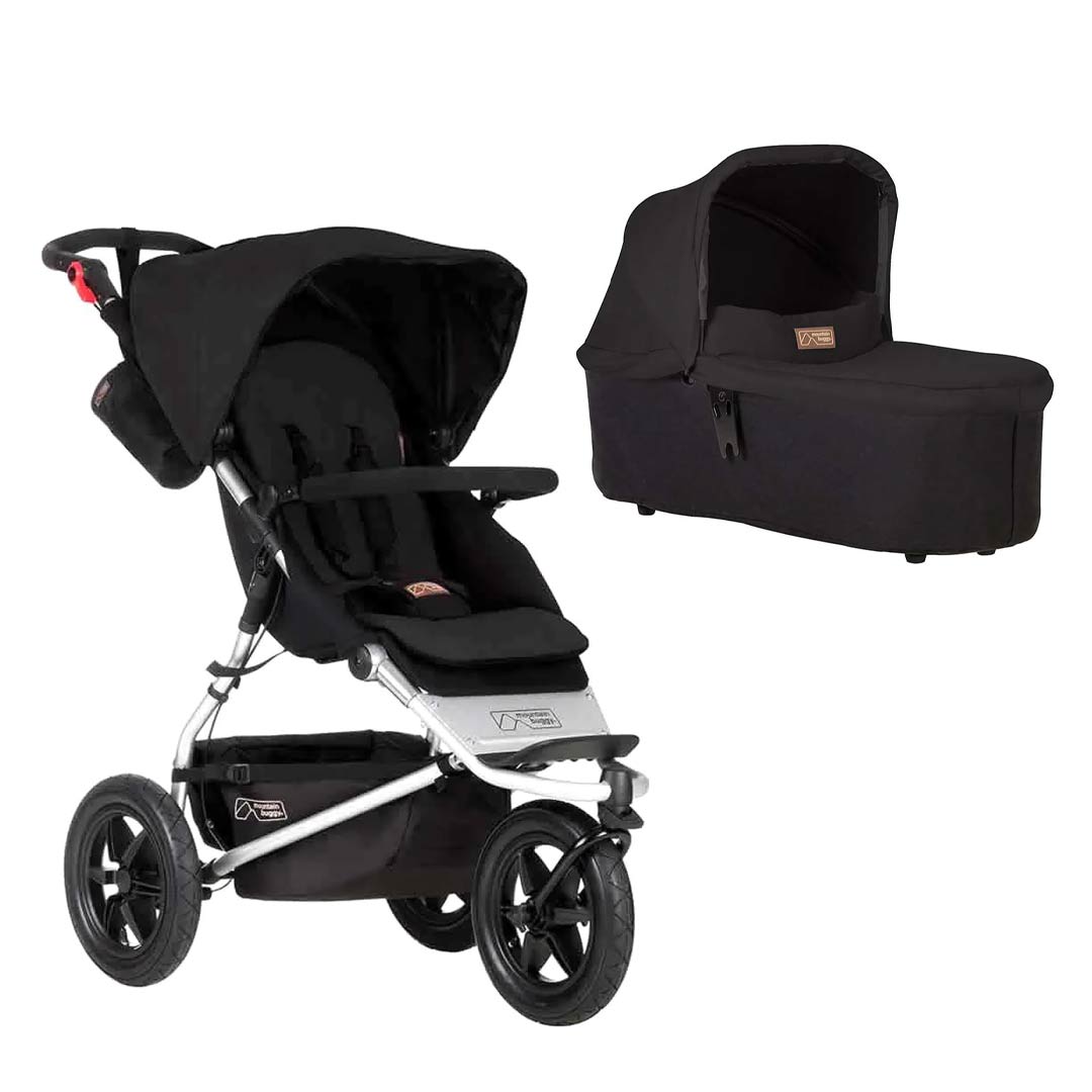  Mountain Buggy Urban Jungle Pushchair + Urban Jungle Carrycot Plus - Black、mySite、merchandisen