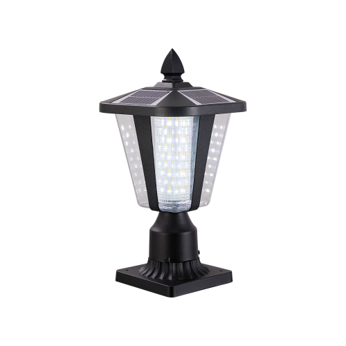 15"(H) Solar Powered Outdoor Lantern, Modern Garden Light with LED for Pathways, Yards, and Driveways (2-Pack)、、eastwooduniform