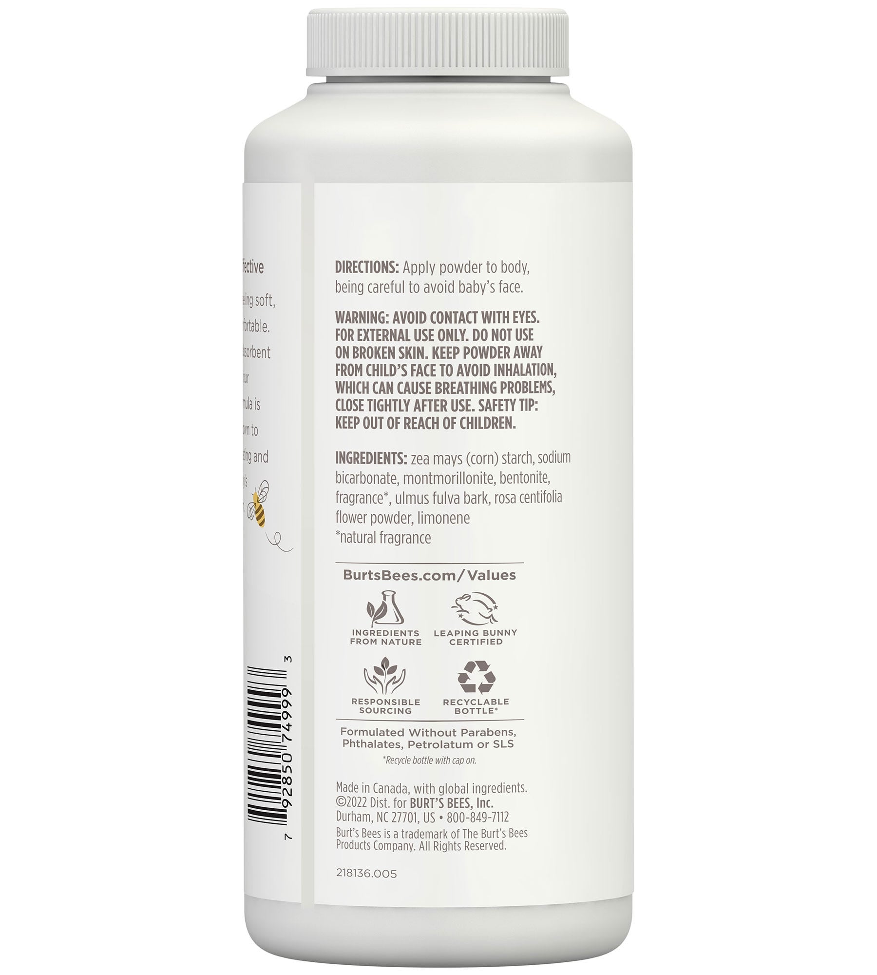 Burt's Bees Baby Bee Dusting Powder、mySite、g9winljtr