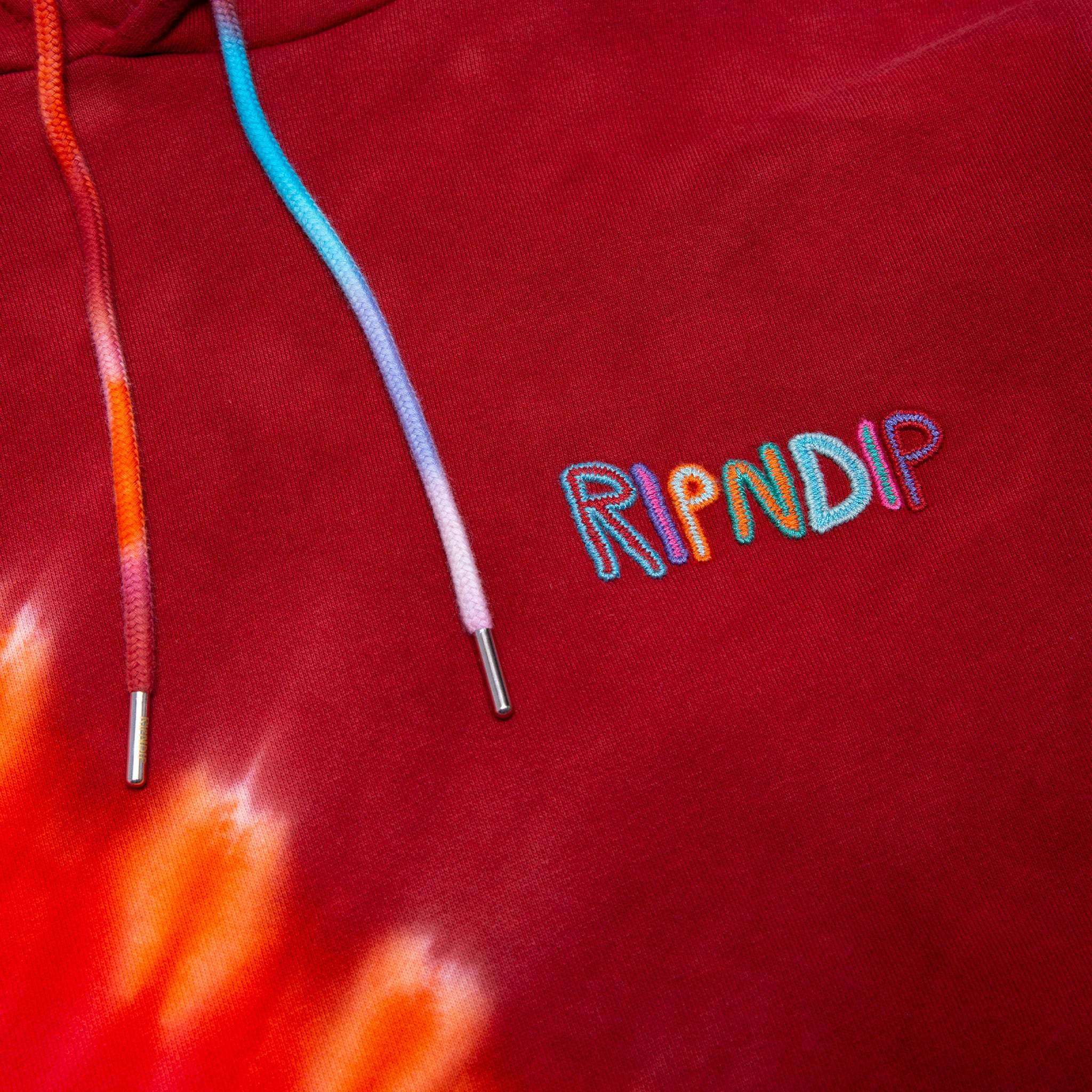  OG Prisma Embroidered Hoodie (Red Tie Dye)、mySite、merchandisen