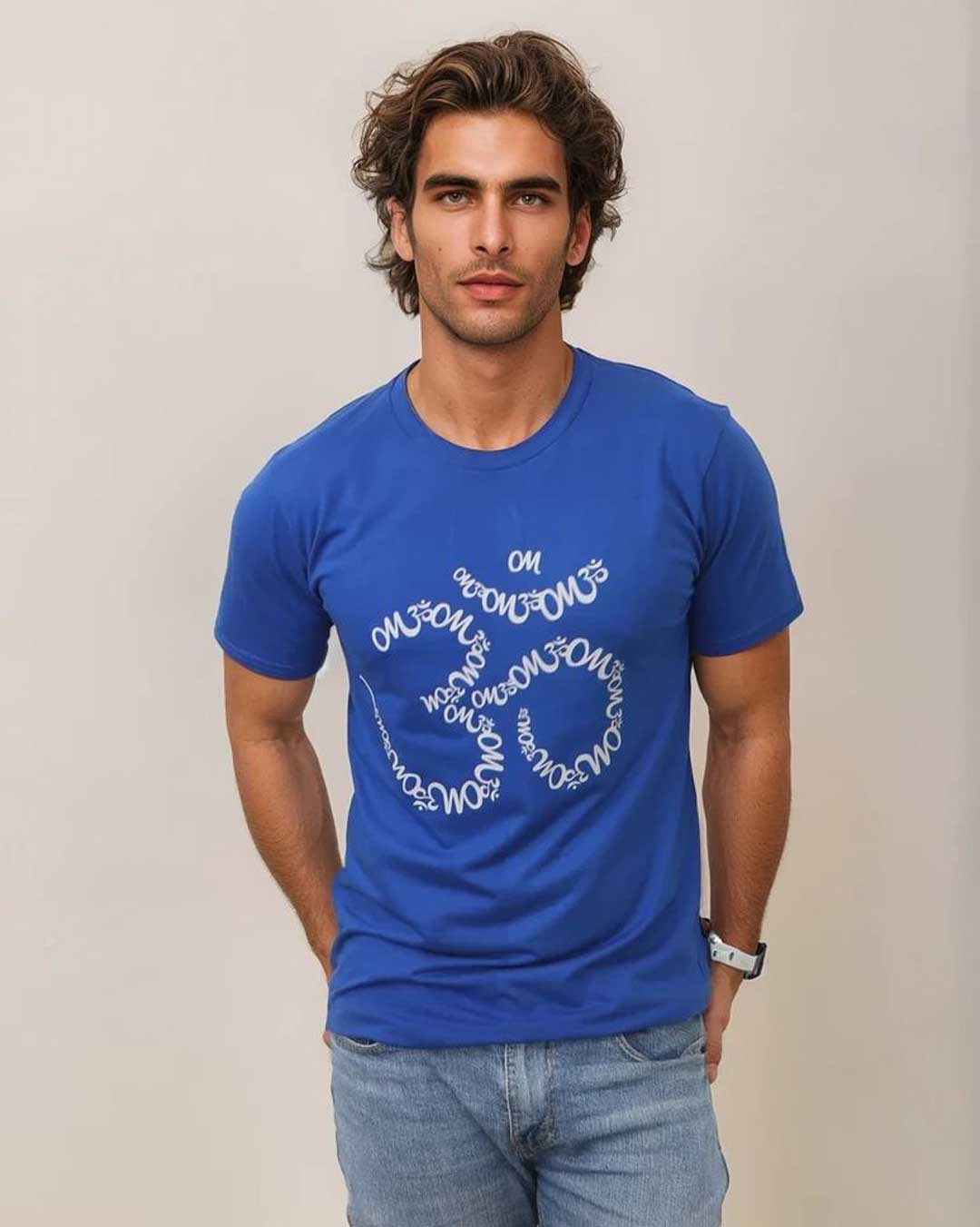 Men’s Om Bamboo Organic Cotton T-Shirt、mySite、topwebapps