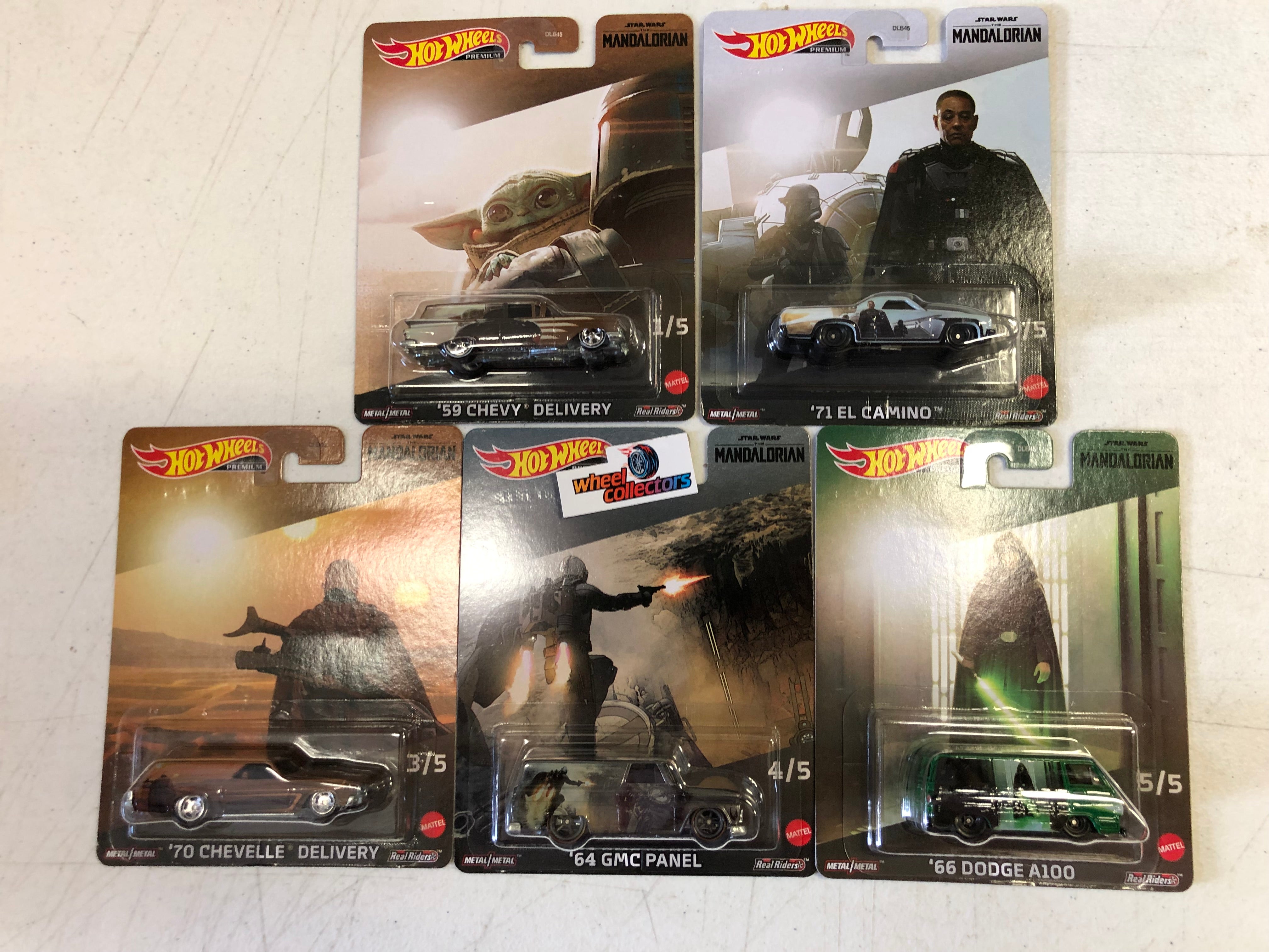 Star Wars Mandalorian 5 Car Set * 2023 Hot Wheels Pop Culture Case T、mySite、hgirdovlk