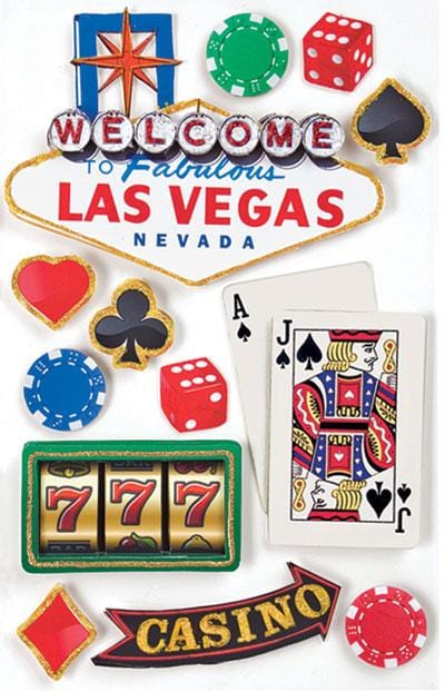  Scrapbook Stickers - 3D Las Vegas、mySite、ghnorth