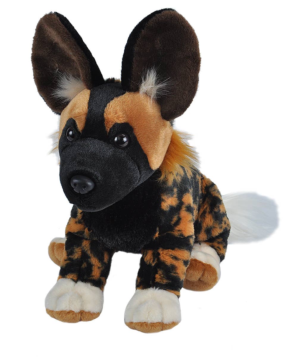 African Wild Dog Stuffed Animal - 12、mySite、g9winljtr