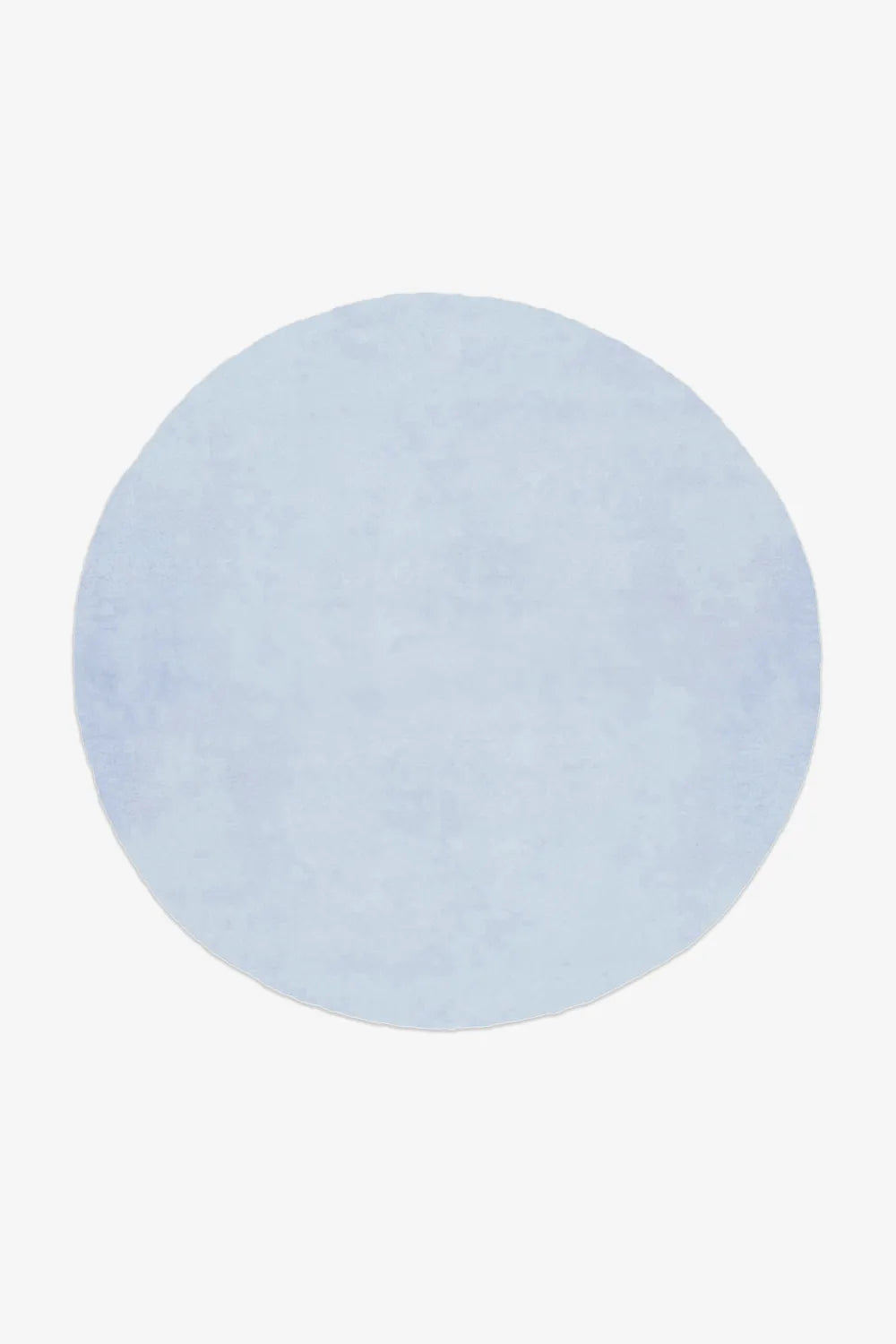 Baby Blue Round Hand Tufted New Zealand Wool Rug、mySite、gigharbornorthrealestate