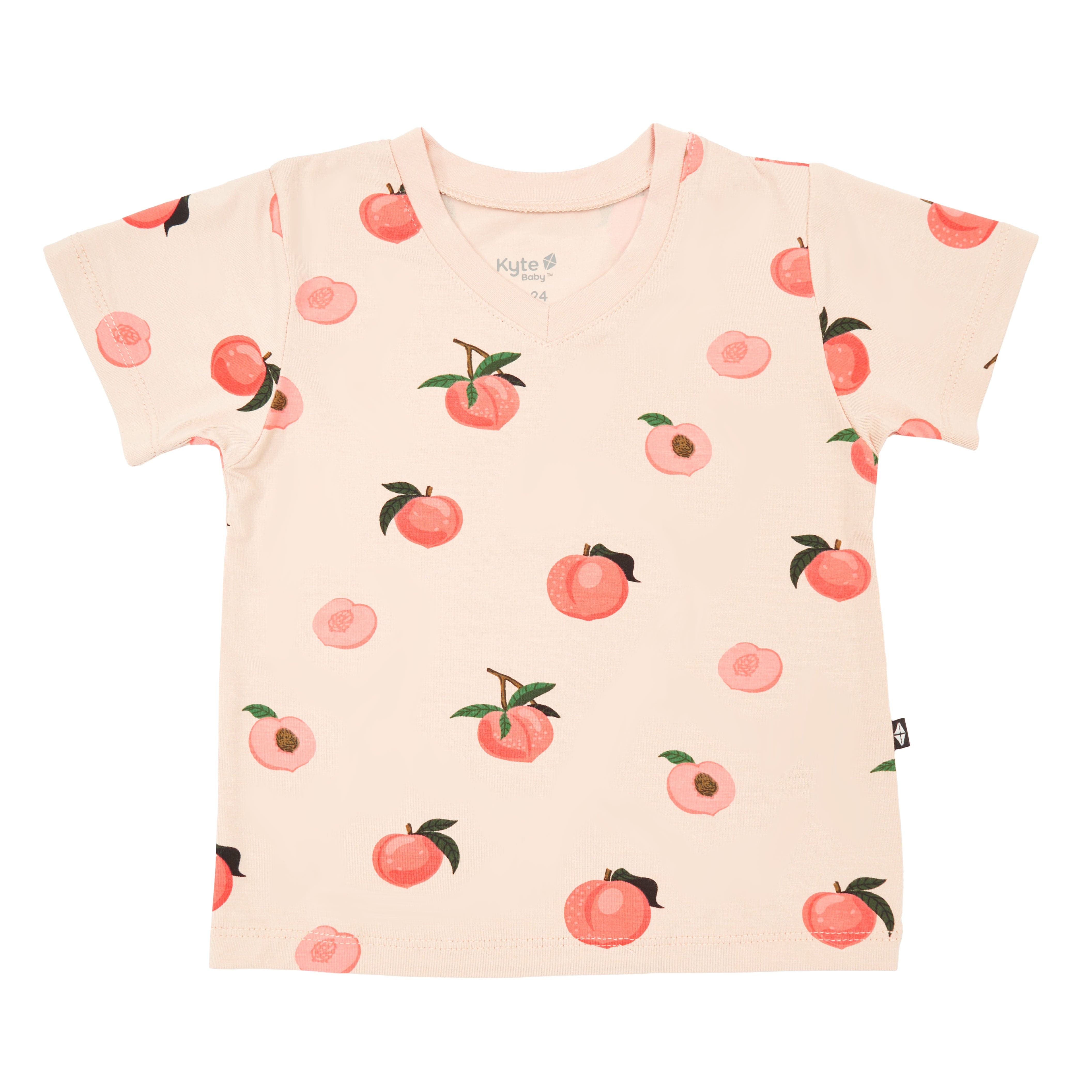  Toddler V-Neck Tee in Peach、mySite、layawaytickets