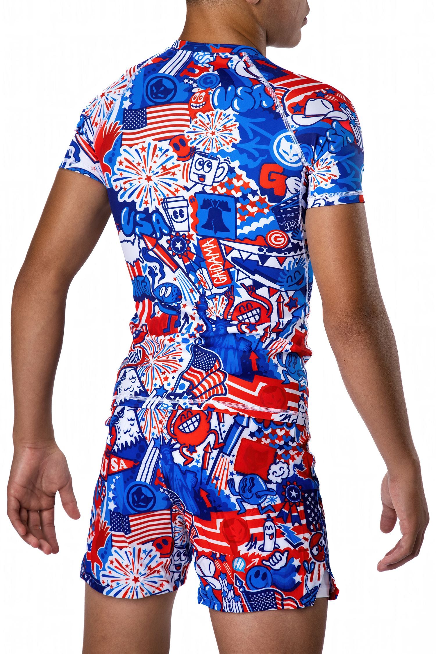 Youth American Wotto Doodle Jiu Jitsu Rashguard - Short Sleeve、mySite、gigharbornorthrealestate