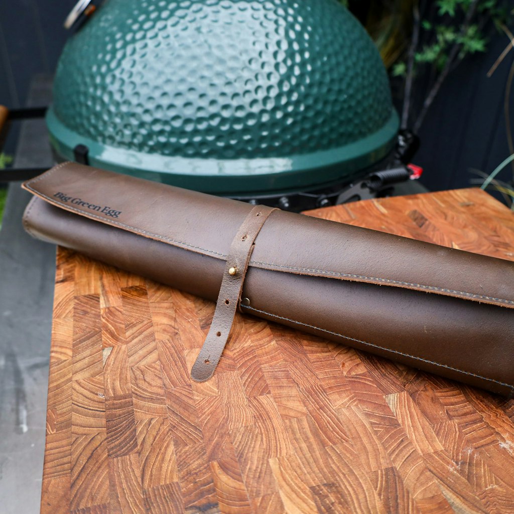 Big Green Egg Leather Knife Roll、mySite、noshort