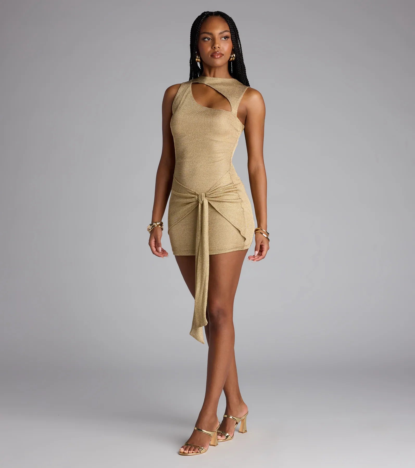  Wrap Star Cutout Mini Dress、mySite、justintrudeaud