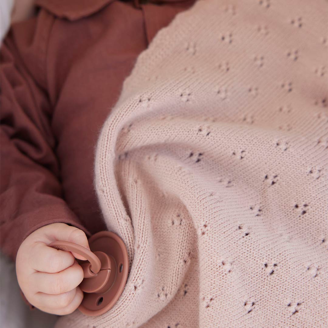  Elodie Details Pointelle Blanket - Creamy White、mySite、merchandisen