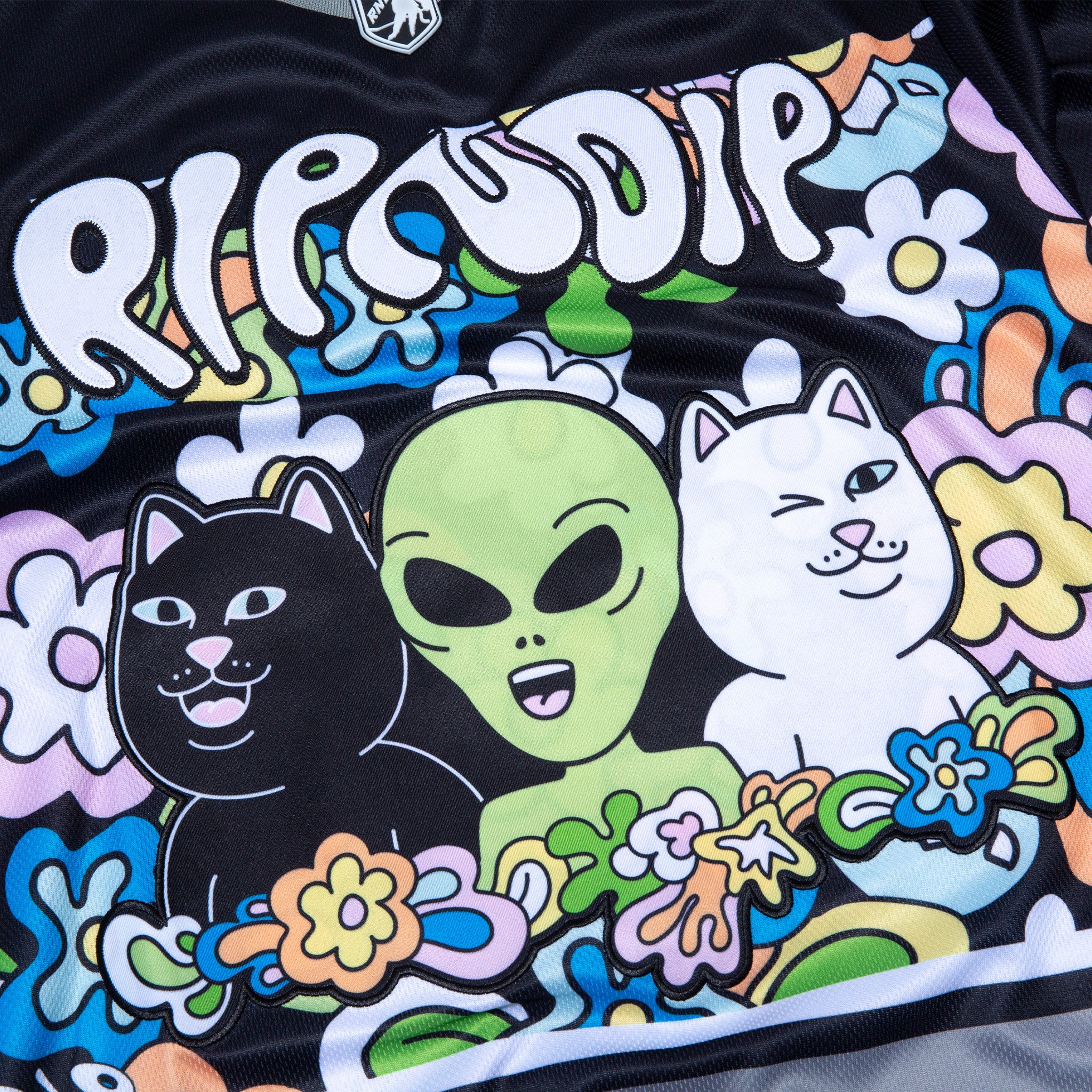  Flower Child Hockey Jersey (Black)、mySite、merchandisen