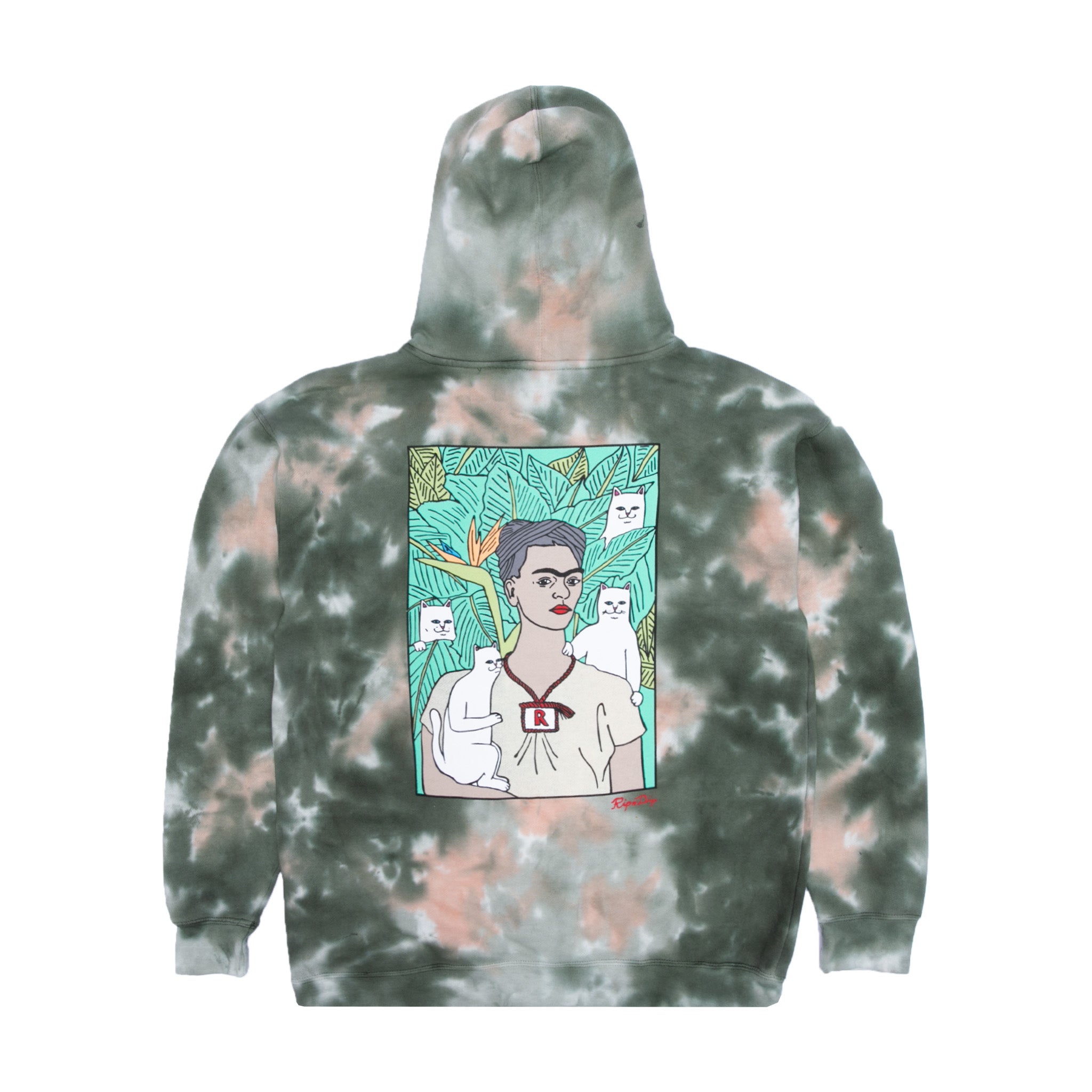  Nermal Portrait Hoodie (Olive/Orange)、mySite、merchandisen