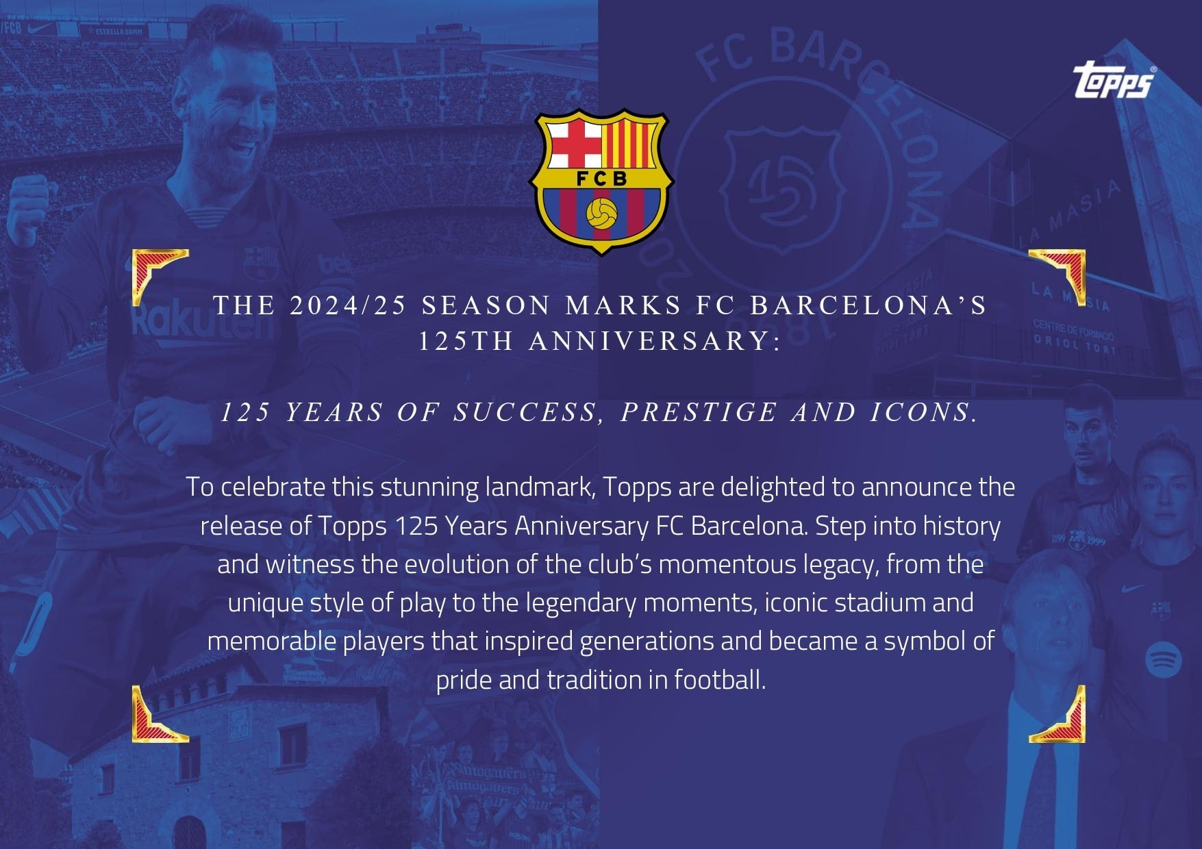 Topps Barcelona 125-Years Anniversary - Hobby Box、mySite、waistdrama