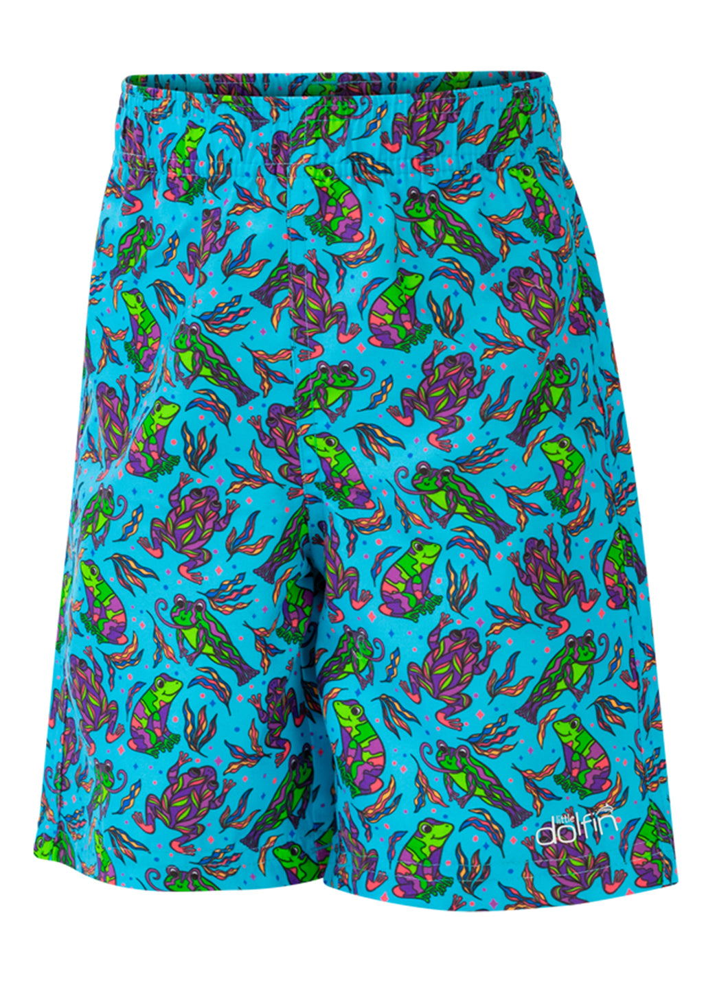 Dolfin Boys' Ribbit Swim Trunks (Toddler, Little Kid)、mySite、noshort