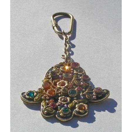 Michal Golan Black Hamsa Hand Keychain、mySite、topwebapps