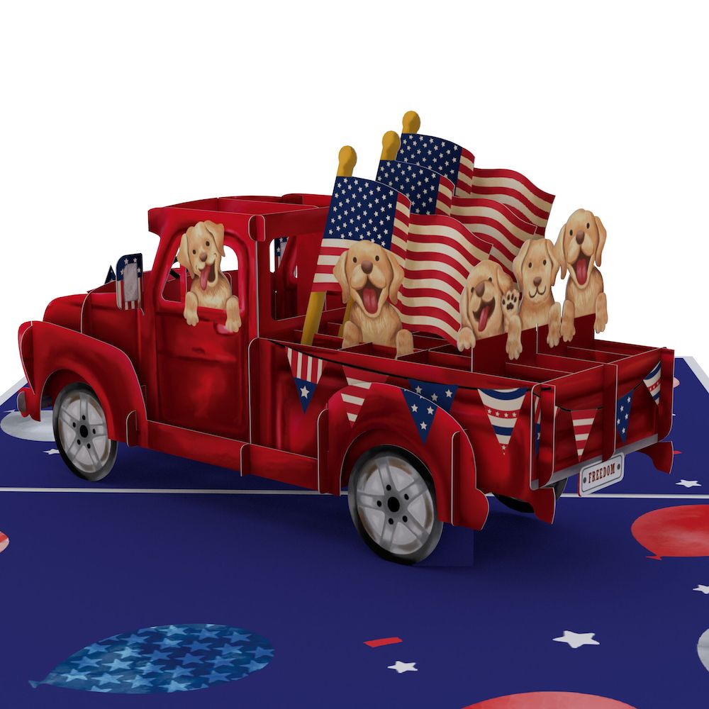 Americana Truck Pop-Up Card、mySite、solidvoid