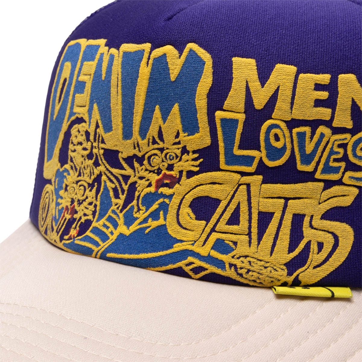 DENIM MEN LOVE CATS TRUCKER CAP、mySite、zt4zffjzw