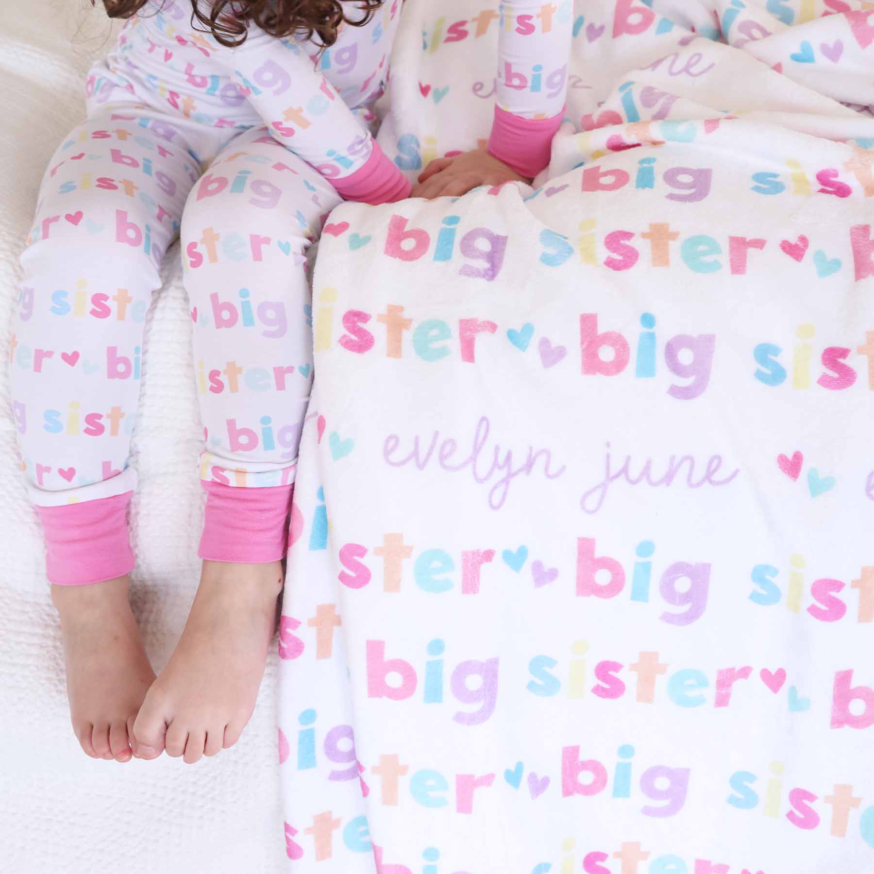  Big Sister Personalized Kids Blanket、mySite、layawaytickets