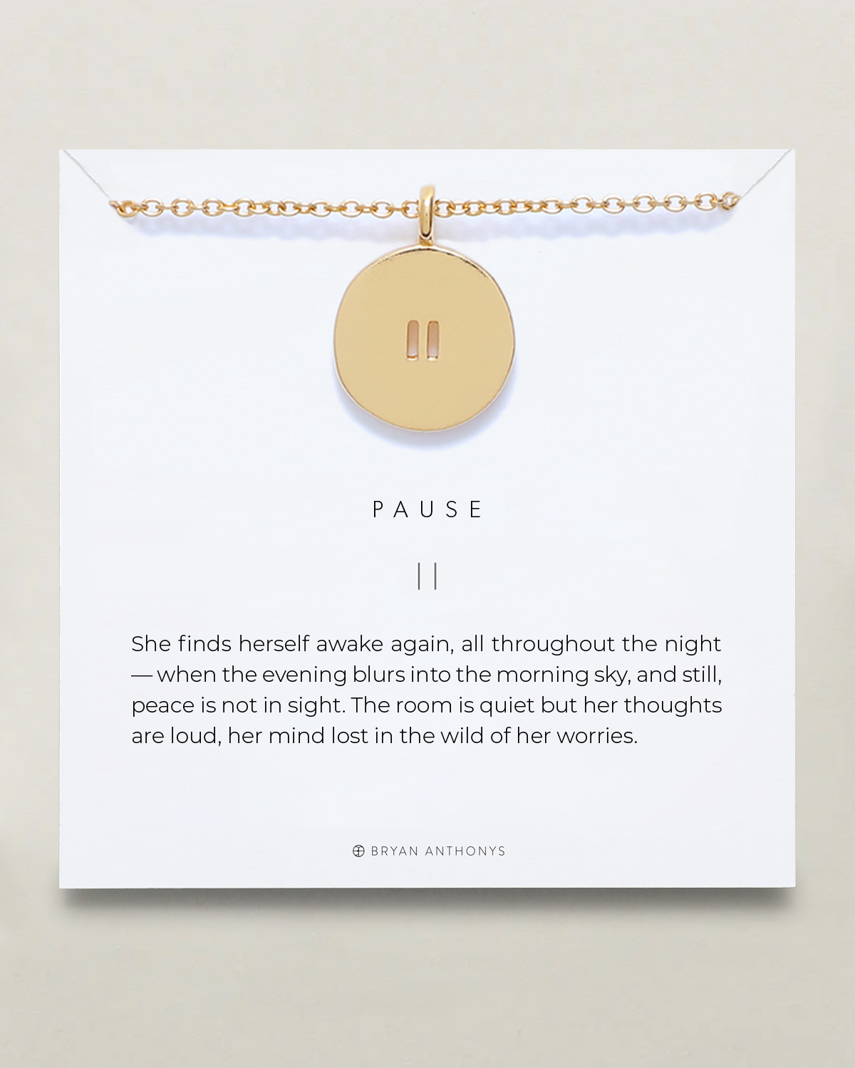 Pause Necklace、mySite、hinf8tx79