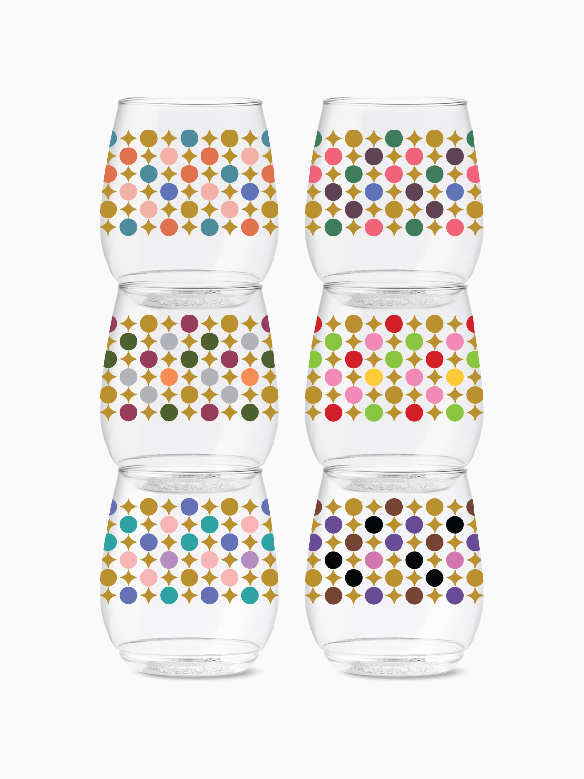 Mid-Century Modern Pattern - POP 14oz Vino、mySite、camillekostekn