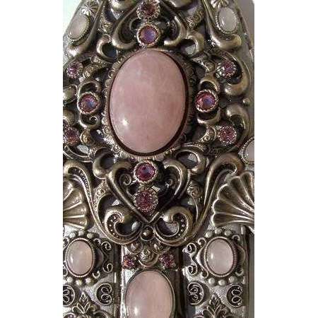 Michal Golan Stunning Pink Wall Hamsa、mySite、topwebapps