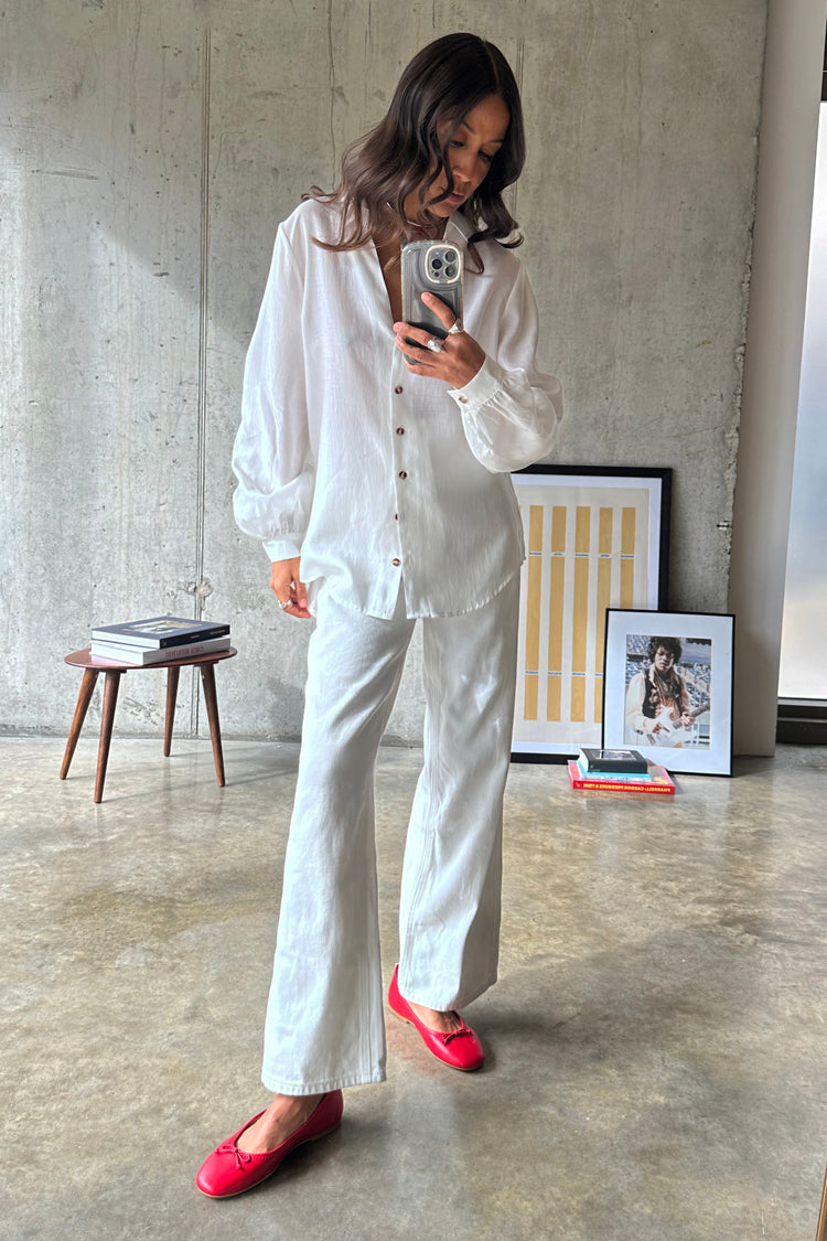 Ecru Scallop Detail Jeans、mySite、solidvoid