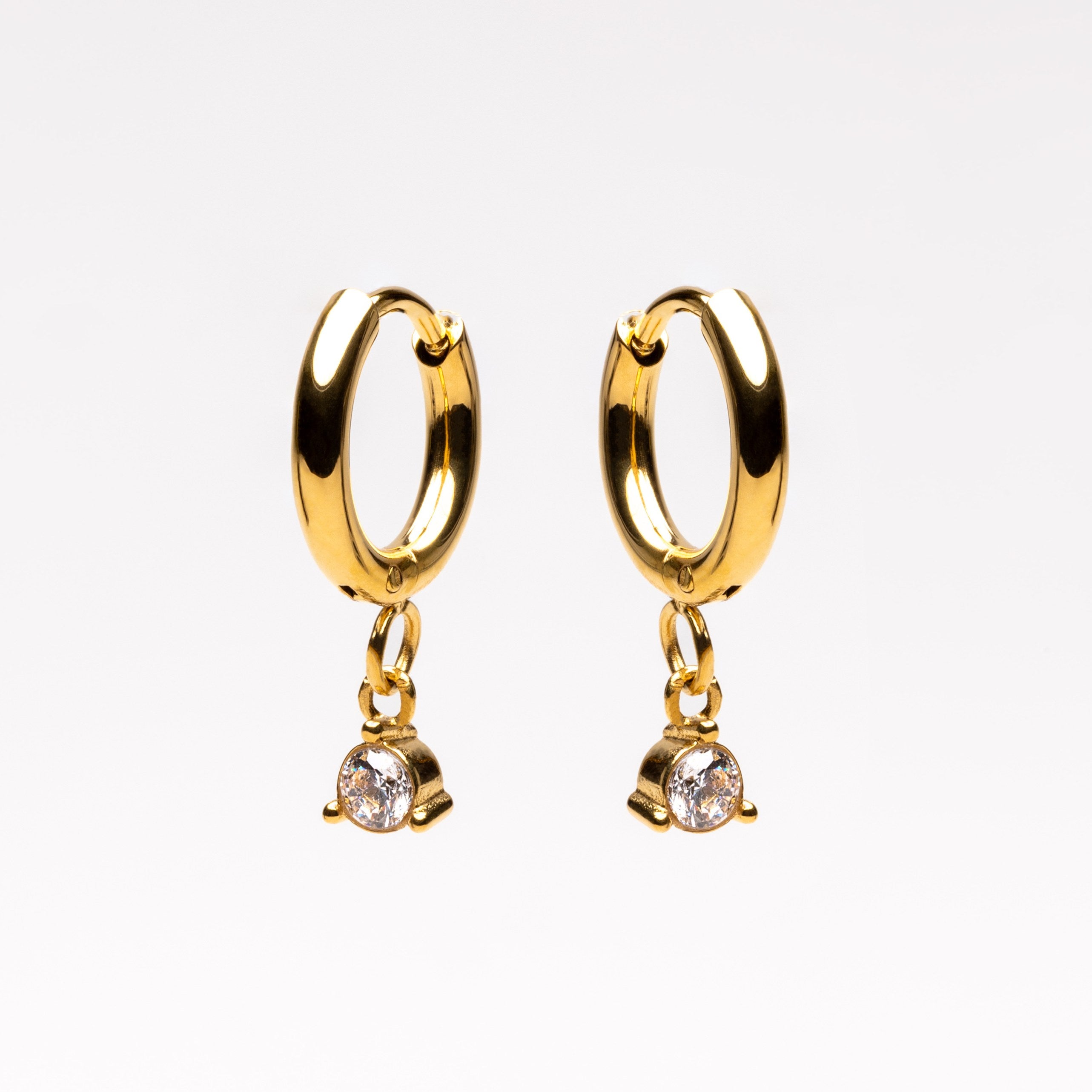 Diamond Drop Hoop Earrings、mySite、hinf8tx79