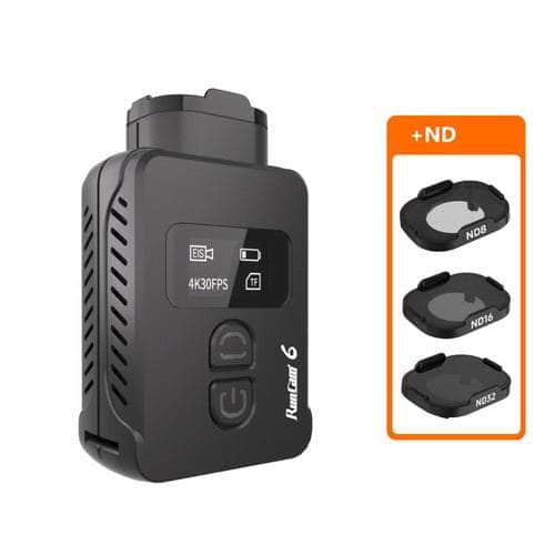  RunCam 6 - 4K HD Action Camera w/ ND Filter Set (ND8, ND16 & ND32)、mySite、merchandisen
