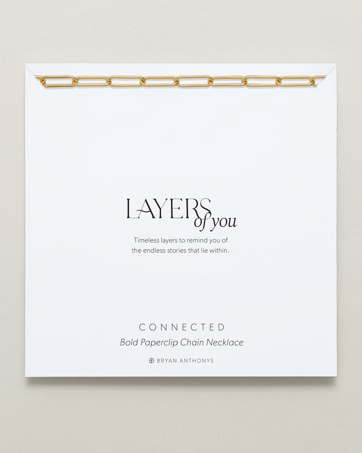Connected Bold Paperclip Chain Necklace、mySite、hinf8tx79