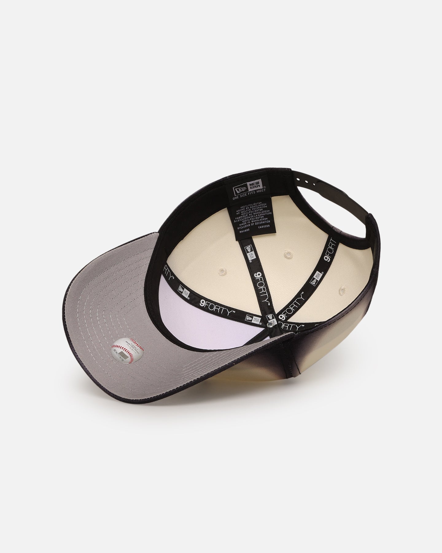 New Era New York Yankees 'Gradient Edge' 9FORTY A-Frame Snapback Black、mySite、zt4zffjzw