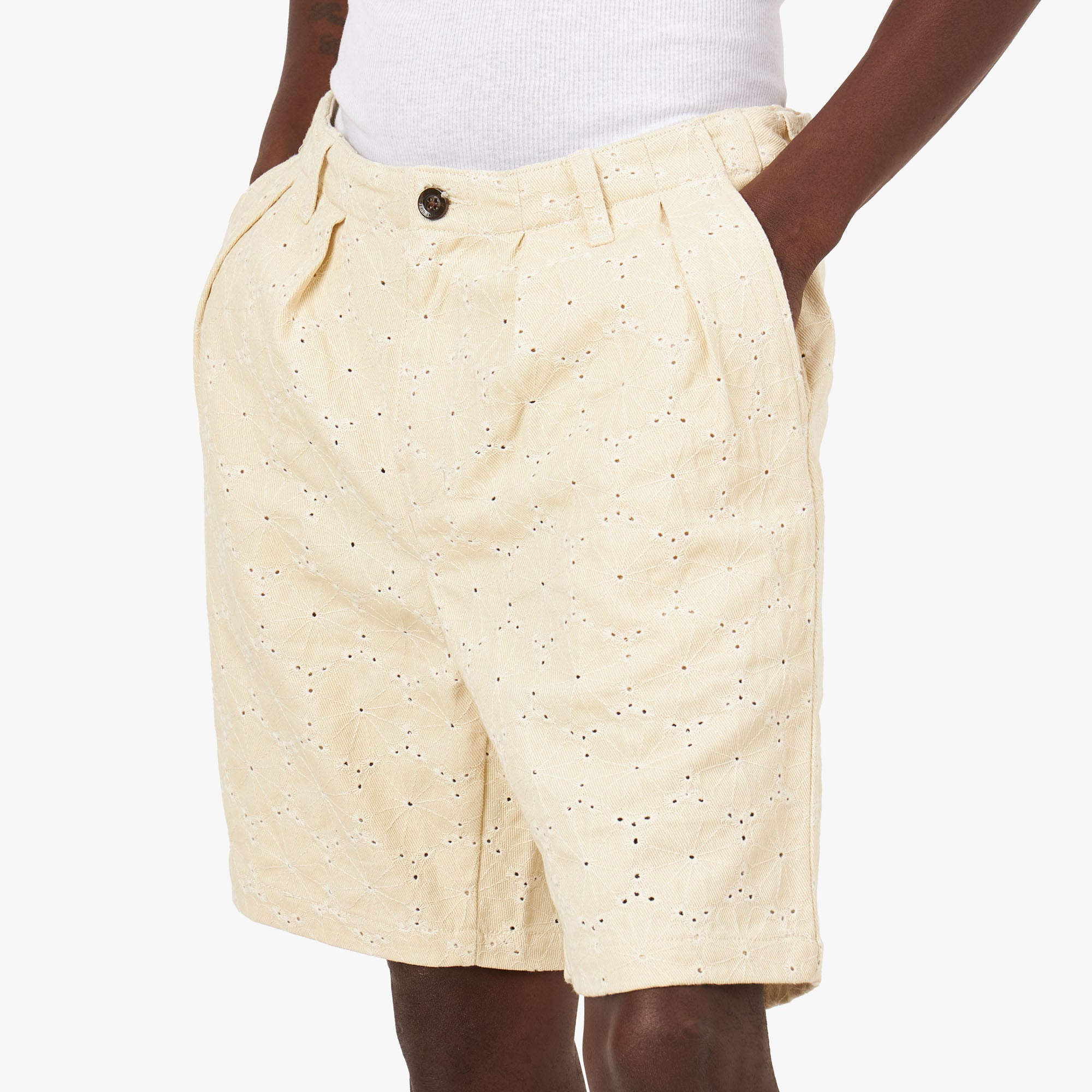  Honor The Gift Legacy Eyelet Shorts / Bone、mySite、merchandisen