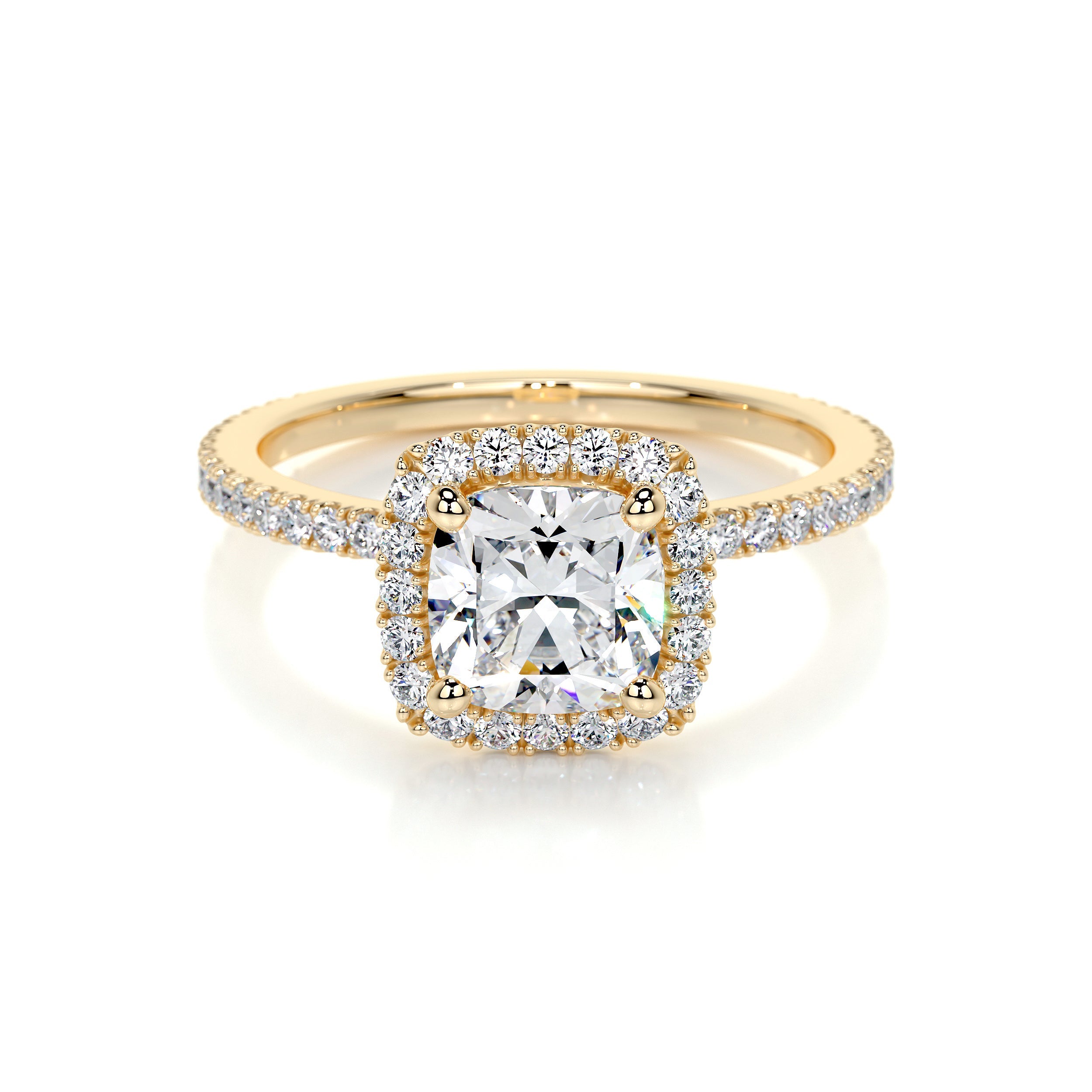 Madison Lab Grown Diamond Ring -18K Yellow Gold、mySite、hinf8tx79