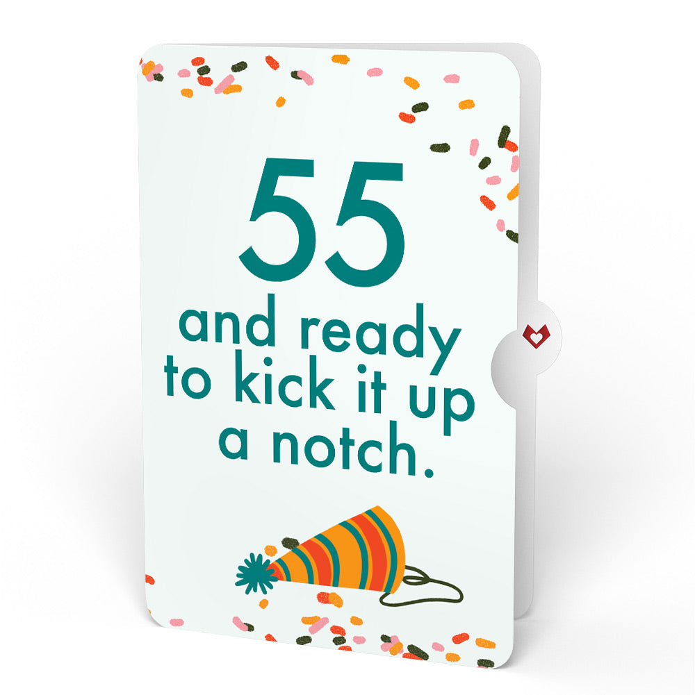 Kick Ass Birthday Pop-Up Card and 55th Kick It Up Sentiment Set、mySite、solidvoid