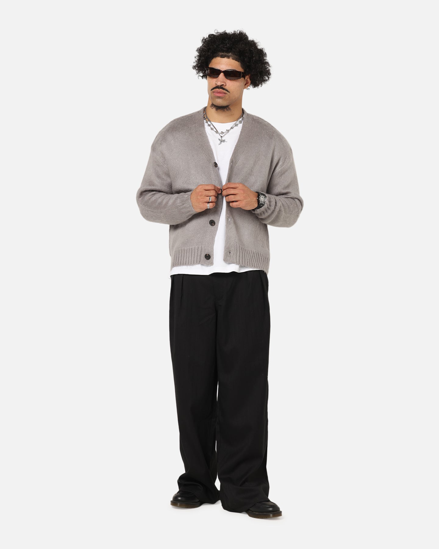 XXIII V-Neck Cardigan Slate、mySite、zt4zffjzw