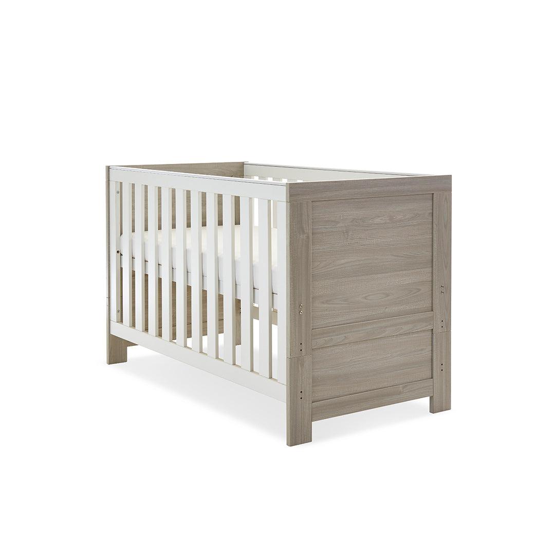  Obaby Nika Cot Bed - Grey Wash + White、mySite、merchandisen