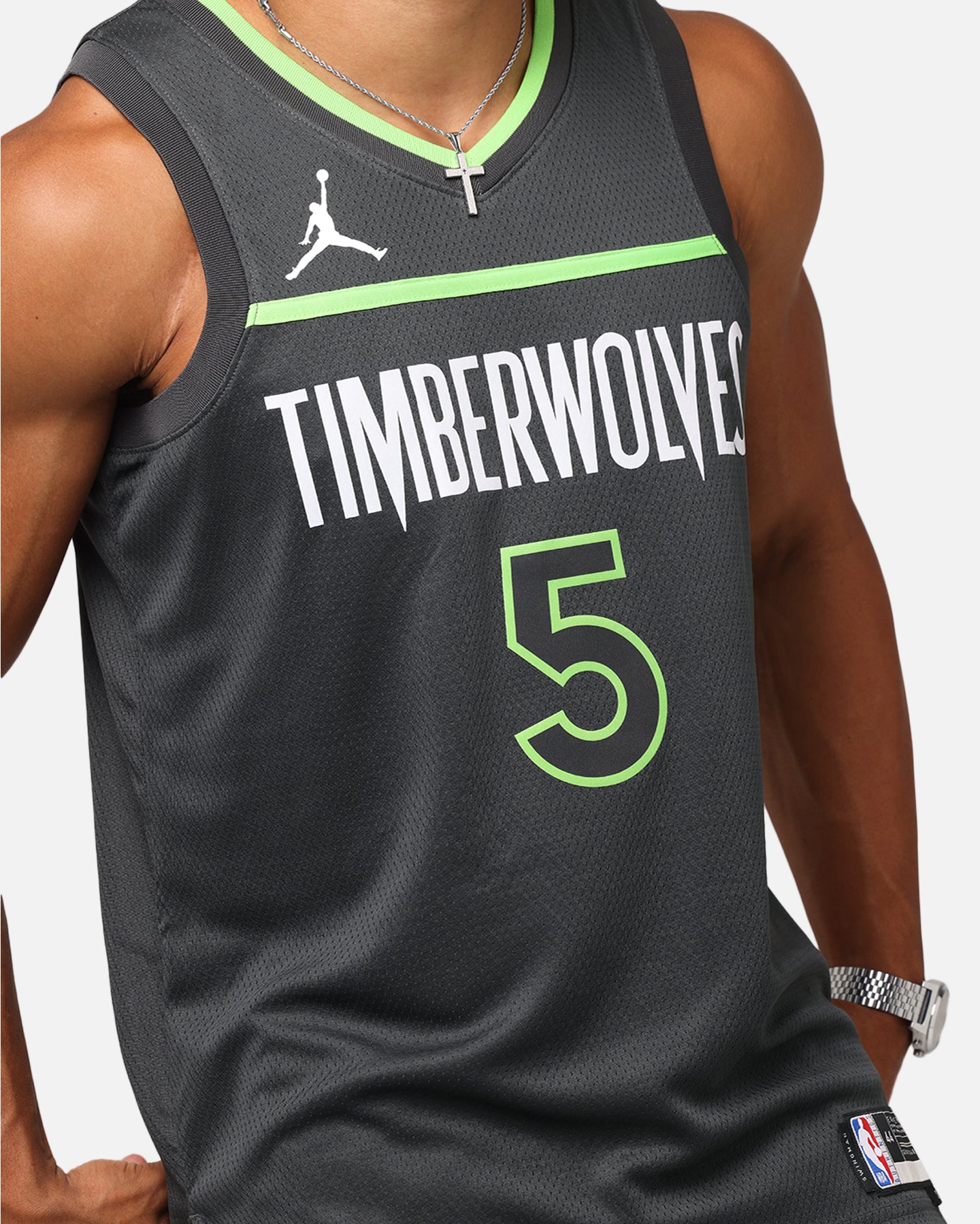 Nike Anthony Edwards Minnesota Timberwolves #5 Statement Edition 2022/23 Nike Dri-Fit NBA Swingman Jersey Anthracite、mySite、zt4zffjzw