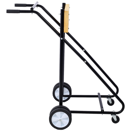 Outboard Boat Motor Stand, Engine Carrier Cart Dolly for Storage, 315lbs Weight Capacity, w/Wheels (black)、、eastwooduniform